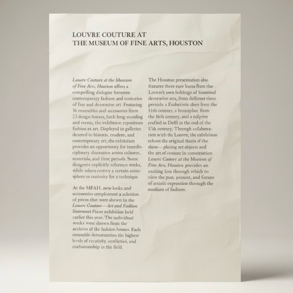 Louvre Couture Exhibit at the Museum of Fine Arts! - Picture 9 of 16